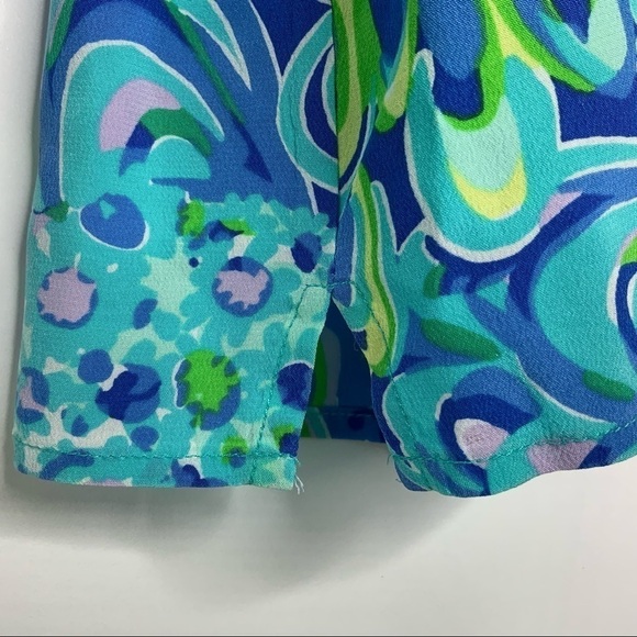 Lilly Pulitzer Blue Amelia island Tunic Top. Size X-Small. - Picture 2 of 9